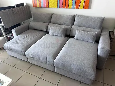 Ikea Eskilstuna L shape sofa bed with storage
