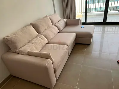 Selling in excellent Condition __ IKEA Eskelstuna Sofa Bed with Storage beige