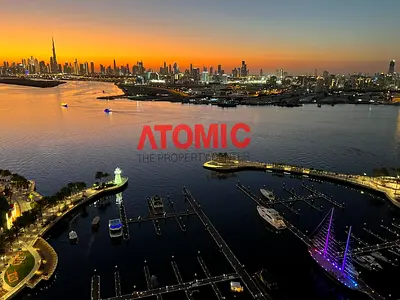 Upgraded | Fully Furnished |Full Creek & Burj View