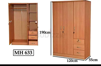 THREE DOOR WOOD WARDROBE BRAND NEW AVAILABLE