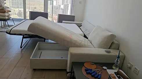 Ikea vimle L shape sofa bed Beige Excellent Condition