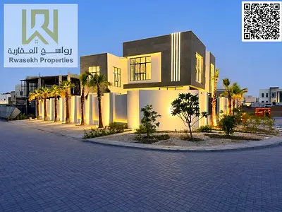 Luxury Corner Villa for Sale in Al Yasmeen, Ajman | 5 Master Bedrooms | Private Pool | Elevator | 6,800 Sq.Ft | All Registration Fees Included