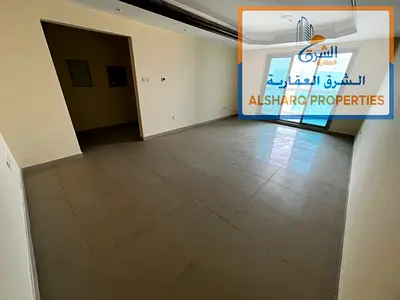 1BHK in Corniche Towers, direct sea view, balcony, central AC, AED 45K yearly.