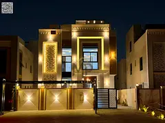 Villa 6 master rooms + roof|ajman|al helio2|price included every thing, registration, water and elec