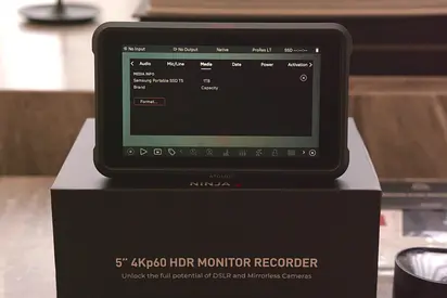 Atomos Ninja V on OS11 with ProRes Raw & H265