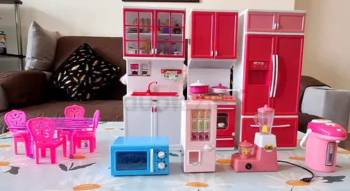 Dollhouse Kitchen set + Kitchen Appliances for sale