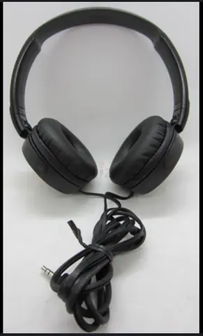 Black Wired Over-Ear Headphones SONY