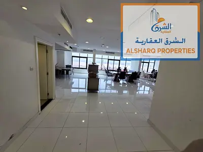 Luxury Commercial Office for Rent Ajman Corniche | Private Entrance | Direct Sea View | Waterfront | AED 300K