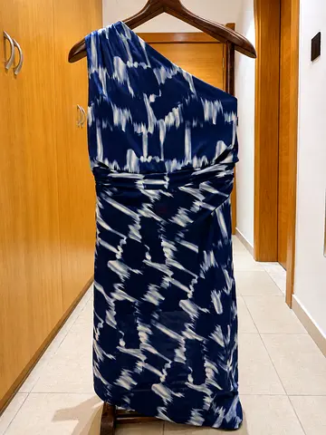 Asymmetric Skirt & One-Shoulder Top Set – M/L