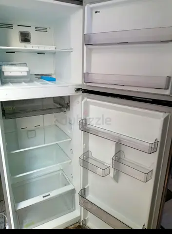 Used White Double-Door Refrigerator - Good Condition