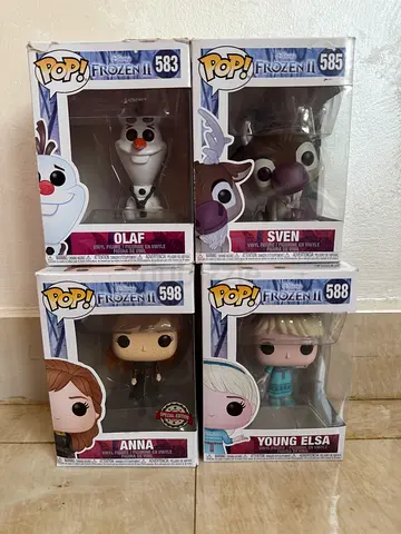 Disney Frozen II Funko Pop Bundle (Set of 4) - Anna Special Edition Included