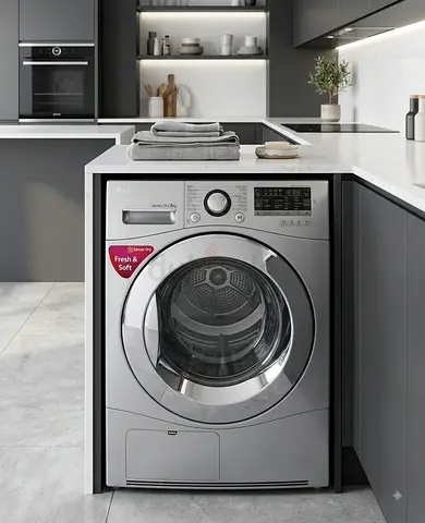 LG Latest Model 8kg Clothes Dryer – Touch Panel & Digital Display | 60×60cm