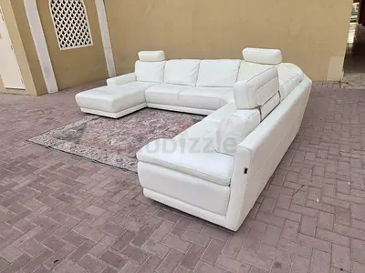 Top Quality marina home U shape sofa pure leather