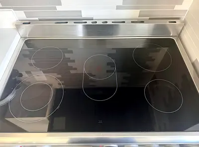 Bosch 5Cermaic Hubs Electric Cooker Stove 90cm Freestanding