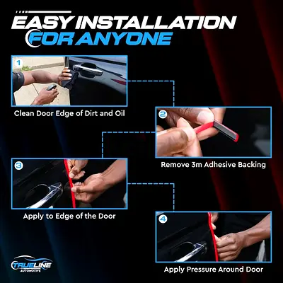 Car door edge guards 1 set with delivery