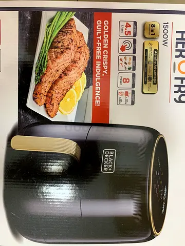 Black+Decker AeroFry 4.5L 1500W Digital Air Fryer