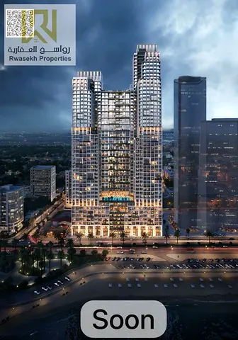 Mojan Ajman – On the Corniche A rare investment opportunity in the heart of Ajman, combining luxury, a prime location, and flexible payment plans. ✨