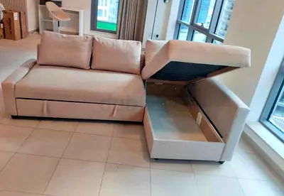 IKEA L shap Sofa store cum bed you can