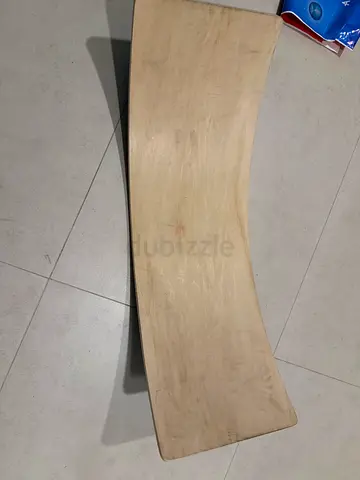 Wooden wobble board