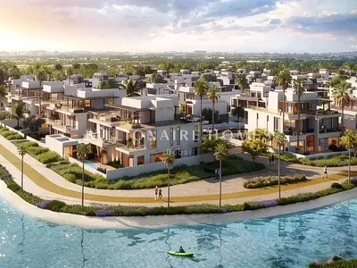 فيلا 7 غرف نوم على البحيرة | ساوث باي 3 | إطلالات على المسبح والمنتزه | مجتمع مسور