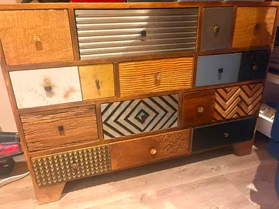BARGAIN SOLID WOOD CHEST OF DRAWERS OR CONSOLE