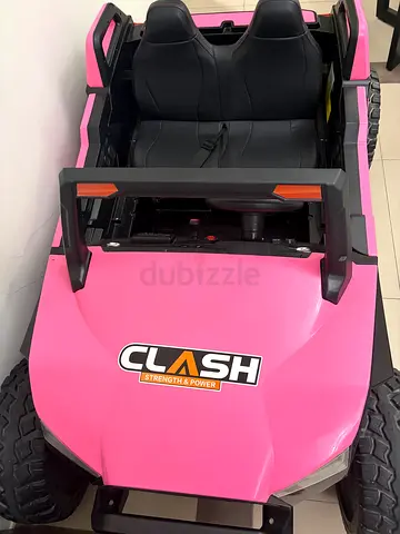 Pink Ride-On Electric Kids Car - Two-Seater, Good Condition