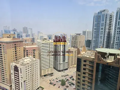Al Taawun, 1BR for AED 38K, open view, spacious layout, large kitchen & bathroom, built-in wardrobes, plus gym and swimming pool.