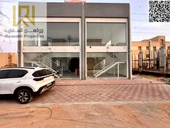 Commercial corner building G+1+Mezzanine ALYASMEEN AREA AJMAN LAND AREA :3100 sq.ft