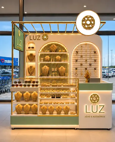 Luxury jewellery kiosk