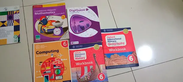 Set of Cambridge/Oxford Primary School Workbooks (Grade 6) - Math, Computing, Geography, History