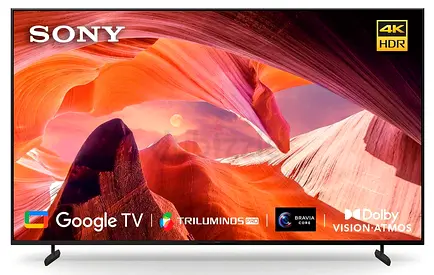 Sony 85" Android Smart TV - 4K, 85X80L