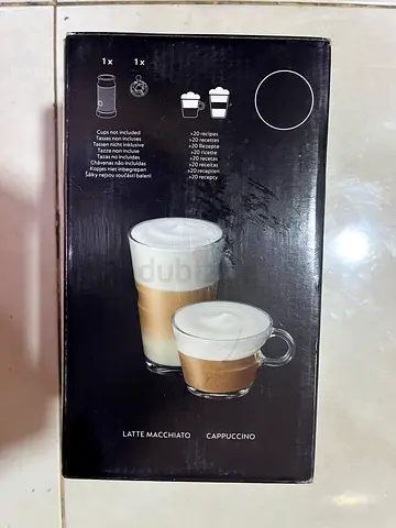 Nespresso Milk frother accessory set for latte macchiato and cappuccino (new in box)