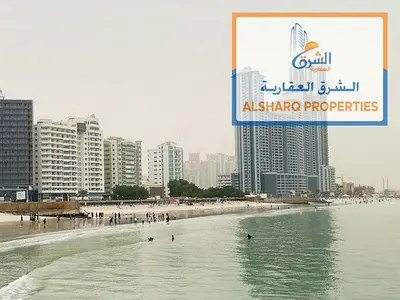 أرض استثمارية أول صف كورنيش عجمان