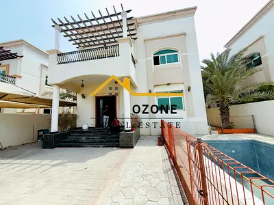 Hot offer luxurious 4 bedroom duplex villa for rent with maid room front of main road