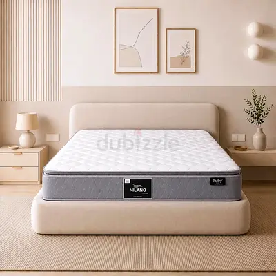 Queen Size Milano Mattress - Medium Firm, excellent Condition