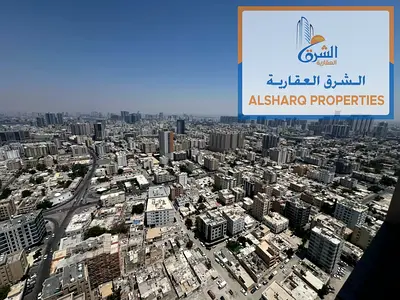On Ajman Corniche Two-bedroom apartment with a living room Sea view directly overlooking the Corniche Excellent view from the balcony Completely furni