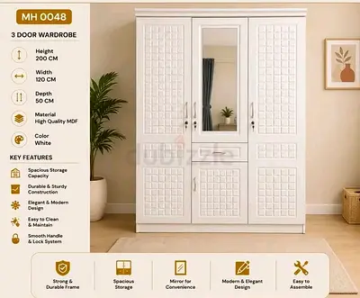Brand New 3door wardrobe available