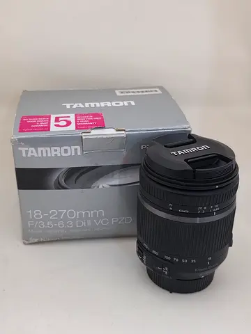 Tamron 18-270mm F/3.5-6.3 Di II VC PZD Lens (boxed)