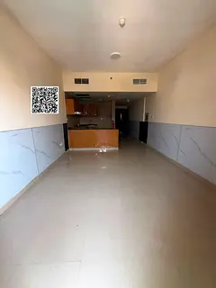 Studio for annual rent with parking | Open view | Spacious areas | Payable in 6 installments | Secur