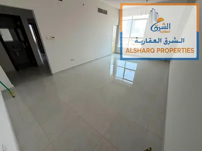 Annual Rent in Ajman Corniche | Two Bedrooms and a Living Room with Direct Sea Views and Spacious Areas
