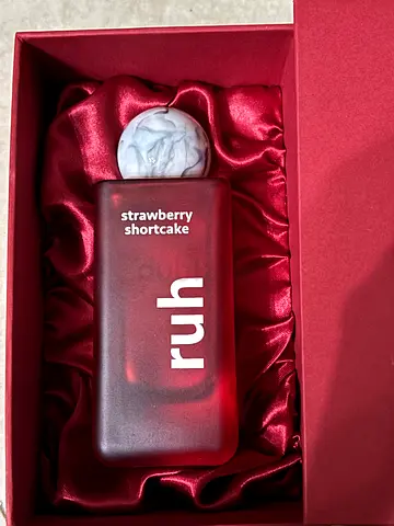 Ruh Strawberry Shortcake Fragrance Bottle- 90% FULL