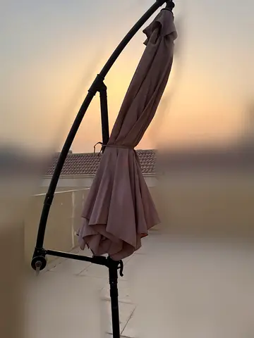 Hanging sunshade umbrella 3m