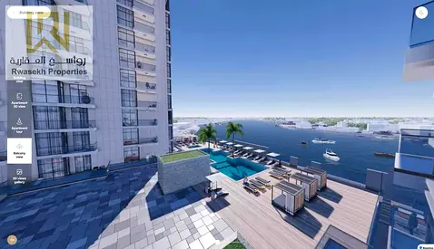 The only project on Khor Ajman - Khor Ajman Towers 🚨  Five distinctive towers with world-class facilities:  🏋️ Gym | 🏊 Swimming Pools | 👨‍👩‍👧‍👦