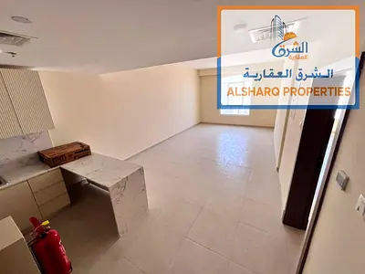 1BR First-Row Sea View Apartment with Master Bedroom, 2 Bathrooms, Free Parking and Central AC on Ajman Corniche.