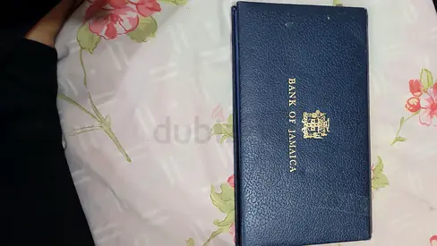 Bank of Jamaica vintage banknote folder / currency holder