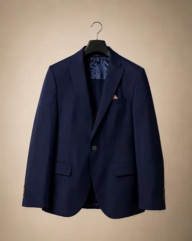 Elegant Dark Navy Slim-fit Suit