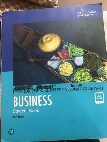Pearson Edexcel International GCSE (9-1) Business Student Book by Rob Jones