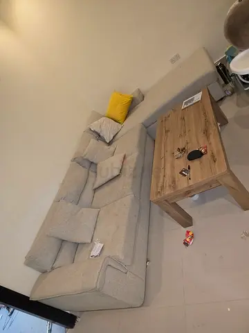 Light grey 6-seater sofa in good condition