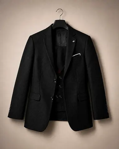 Elegant Black kid's Formal Suit by Fabio Kids