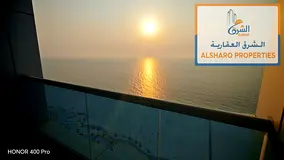 A fully furnished two-bedroom apartment with a spacious 2100 sq ft living room and a full, unobstruc
